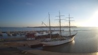 Archiv Foto Webcam Stralsund am Yachthafen 04:00