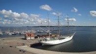 Archiv Foto Webcam Stralsund am Yachthafen 08:00