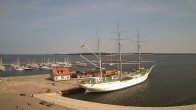 Archiv Foto Webcam Stralsund am Yachthafen 09:00