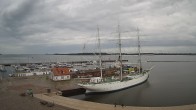 Archiv Foto Webcam Stralsund am Yachthafen 09:00
