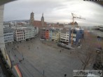 Archived image Webcam Stuttgart at the Market Square 13:00