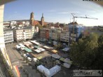 Archiv Foto Webcam Stuttgart: Marktplatz 08:00