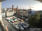 Archiv Foto Webcam Stuttgart: Marktplatz 08:00
