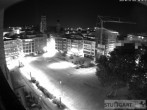 Archiv Foto Webcam Stuttgart: Marktplatz 23:00