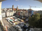 Archiv Foto Webcam Stuttgart: Marktplatz 07:00