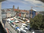 Archiv Foto Webcam Stuttgart: Marktplatz 11:00