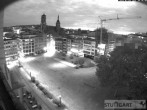 Archiv Foto Webcam Stuttgart: Marktplatz 04:00