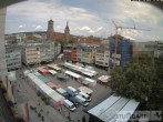 Archived image Webcam Stuttgart at the Market Square 11:00