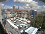 Archiv Foto Webcam Stuttgart: Marktplatz 11:00
