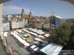 Archiv Foto Webcam Stuttgart: Marktplatz 09:00