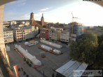 Archived image Webcam Stuttgart at the Market Square 01:00