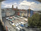 Archiv Foto Webcam Stuttgart: Marktplatz 11:00