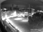 Archiv Foto Webcam Stuttgart: Marktplatz 01:00