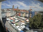 Archiv Foto Webcam Stuttgart: Marktplatz 11:00