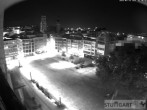 Archived image Webcam Stuttgart at the Market Square 01:00