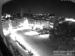 Archived image Webcam Stuttgart at the Market Square 01:00