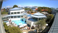 Archiv Foto Webcam Bad Füssing: Therme Eins - Thermenhof Ost 11:00
