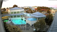 Archiv Foto Webcam Bad Füssing: Therme Eins - Thermenhof Ost 19:00