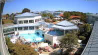 Archiv Foto Webcam Bad Füssing: Therme Eins - Thermenhof Ost 11:00