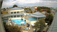 Archiv Foto Webcam Bad Füssing: Therme Eins - Thermenhof Ost 13:00