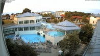 Archiv Foto Webcam Bad Füssing: Therme Eins - Thermenhof Ost 19:00