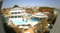 Archiv Foto Webcam Bad Füssing: Therme Eins - Thermenhof Ost 13:00