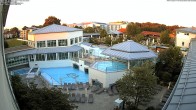 Archiv Foto Webcam Bad Füssing: Therme Eins - Thermenhof Ost 19:00