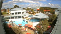 Archiv Foto Webcam Bad Füssing: Therme Eins - Thermenhof Ost 13:00