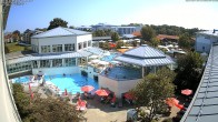 Archiv Foto Webcam Bad Füssing: Therme Eins - Thermenhof Ost 09:00