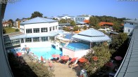 Archiv Foto Webcam Bad Füssing: Therme Eins - Thermenhof Ost 13:00