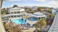 Archiv Foto Webcam Bad Füssing: Therme Eins - Thermenhof Ost 08:00