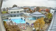 Archiv Foto Webcam Bad Füssing: Therme Eins - Thermenhof Ost 08:00