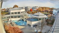 Archiv Foto Webcam Bad Füssing: Therme Eins - Thermenhof Ost 09:00