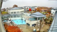 Archiv Foto Webcam Bad Füssing: Therme Eins - Thermenhof Ost 09:00