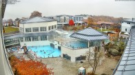 Archiv Foto Webcam Bad Füssing: Therme Eins - Thermenhof Ost 11:00
