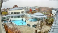 Archiv Foto Webcam Bad Füssing: Therme Eins - Thermenhof Ost 08:00
