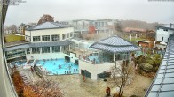 Archiv Foto Webcam Bad Füssing: Therme Eins - Thermenhof Ost 12:00