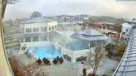 Archiv Foto Webcam Bad Füssing: Therme Eins - Thermenhof Ost 08:00
