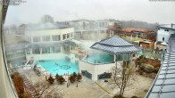 Archiv Foto Webcam Bad Füssing: Therme Eins - Thermenhof Ost 08:00