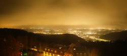 Archived image Webcam Heidelberg - View from Hotel Königstuhl 22:00