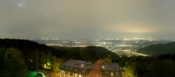 Archived image Webcam Heidelberg - View from Hotel Königstuhl 23:00