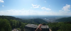 Archiv Foto Webcam Heidelberg - Panorama vom Berggasthof Königstuhl 15:00