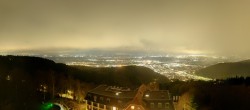 Archiv Foto Webcam Heidelberg - Panorama vom Berggasthof Königstuhl 23:00