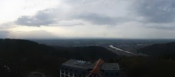 Archiv Foto Webcam Heidelberg - Panorama vom Berggasthof Königstuhl 13:00