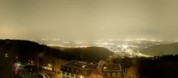 Archiv Foto Webcam Heidelberg - Panorama vom Berggasthof Königstuhl 23:00