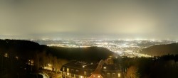 Archiv Foto Webcam Heidelberg - Panorama vom Berggasthof Königstuhl 19:00