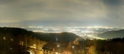 Archiv Foto Webcam Heidelberg - Panorama vom Berggasthof Königstuhl 23:00