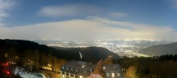 Archiv Foto Webcam Heidelberg - Panorama vom Berggasthof Königstuhl 23:00