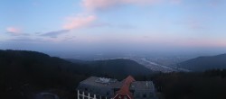 Archiv Foto Webcam Heidelberg - Panorama vom Berggasthof Königstuhl 05:00