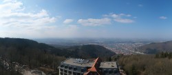 Archiv Foto Webcam Heidelberg - Panorama vom Berggasthof Königstuhl 11:00